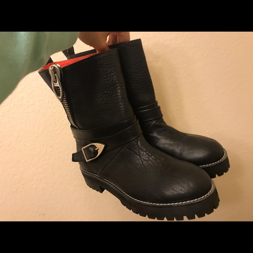 MCM Genuine Leather Boots